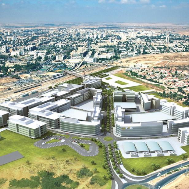 Das Konzept für den Hochtechnologiepark im israelischen Beerscheba