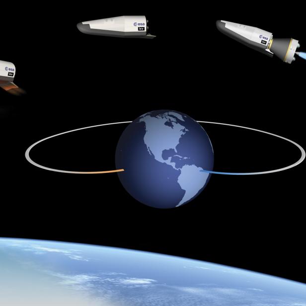 Die Missionsphasen des Raumschiffs IXV bei seinem Testflug am 11. Februar 2015