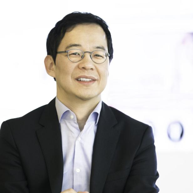 Samsung-Präsident Seong Cho im Gespräch mit der futurezone.