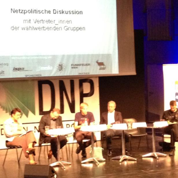 Netzpolitische Diskussion am DNP13.