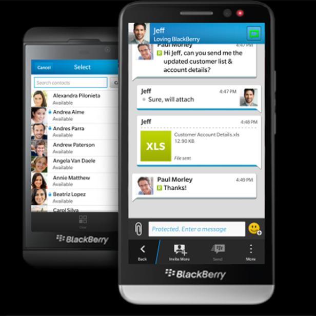 BlackBerry bietet verschlüsselten Messaging-Dienst an