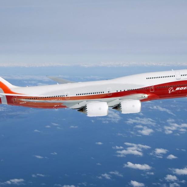 Eine Boeing 747-8