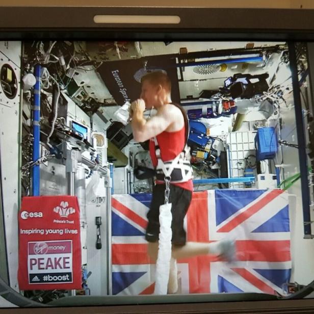 Tim Peake - Weltallrekordhalter im Marathon