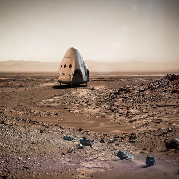 SpaceX will 2018 mit einem Dragon-2-Raumfrachter auf der Marsoberfläche landen