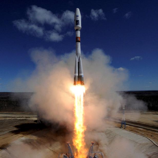 Soyuz 2.1A Rakete beim Start