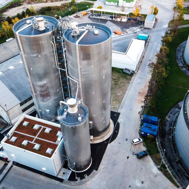 Hochdruck-Wärmespeicher von Wien Energie