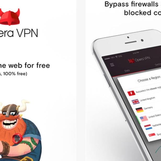 Opera VPN ist kostenlos für iOS verfügbar