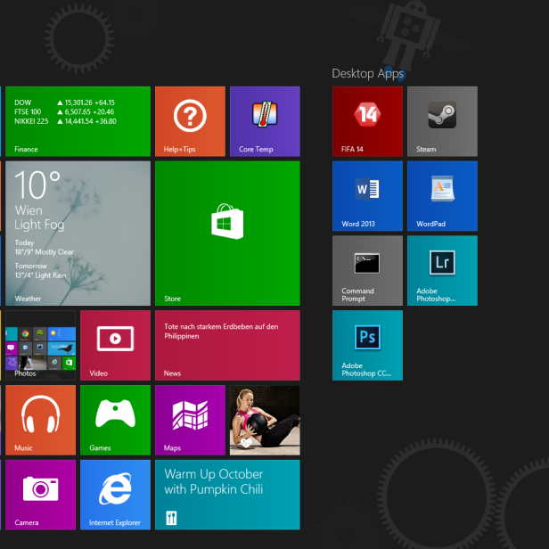 Windows 8.1 im futurezone-Test