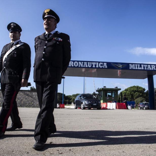 Auf diesem Militärflughafen wurde der Sarg zuletzt gesichtet - wo er jetzt ist, ist unklar.