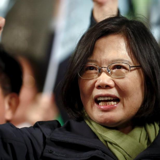 Tsai Ing Wen gewann die Wahlen souverän