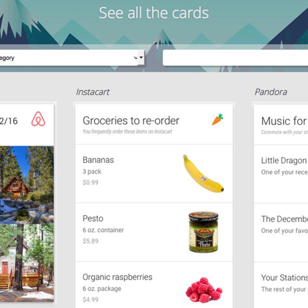 Google Now integriert 40 externe Apps