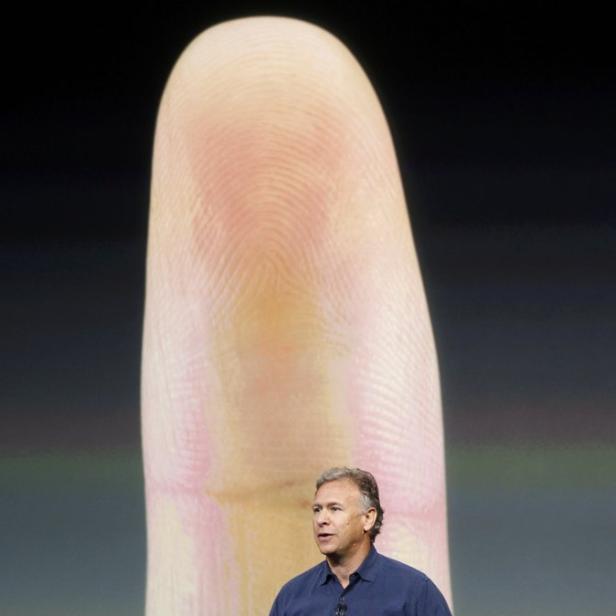 Phil Schiller bei der Präsentation des neuen iPhones