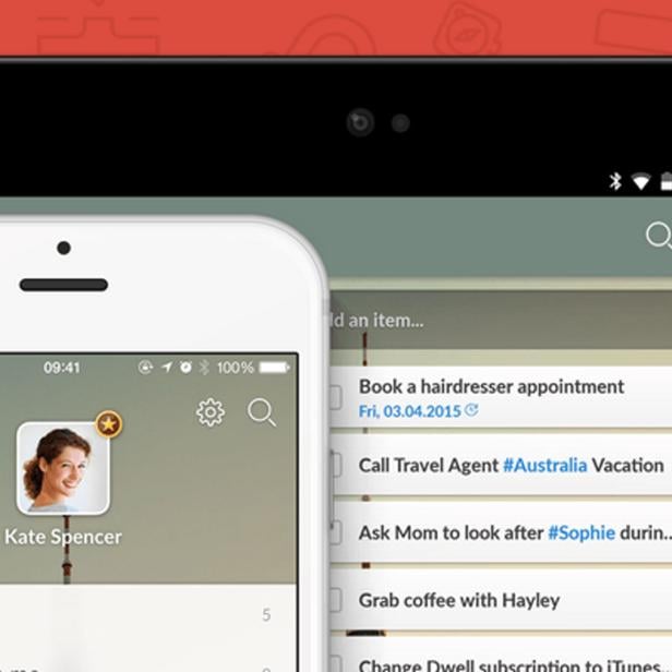 Wunderlist soll bei der Aktivitätenplanung helfen