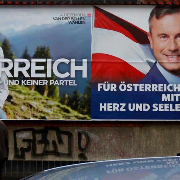 Der österreichische Wahlkampf wird in Deutschland nicht aufgrund der Plakate, sondern den Posts in sozialen Medien wahrgenommen