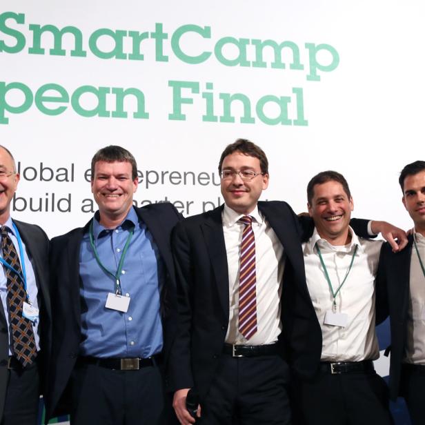 Siegerfoto des IBM SmartCamp Europafinale in Wien