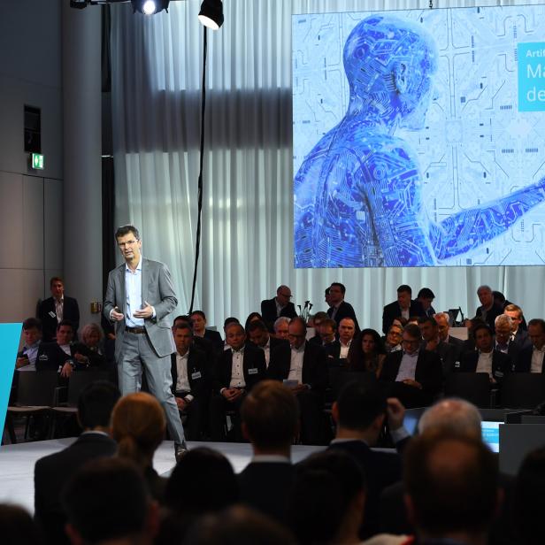 Siemens-Forschungsleiter Norbert Gaus am &quot;Shaping Digitalization&quot;-Event in München