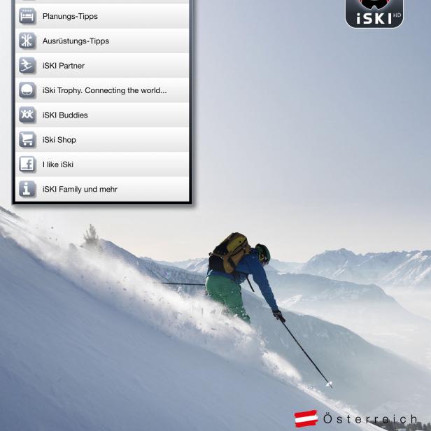 Die App „iSki Austria“ wird wohl das Herz jedes Wintersportbegeisterten höher schlagen lassen.