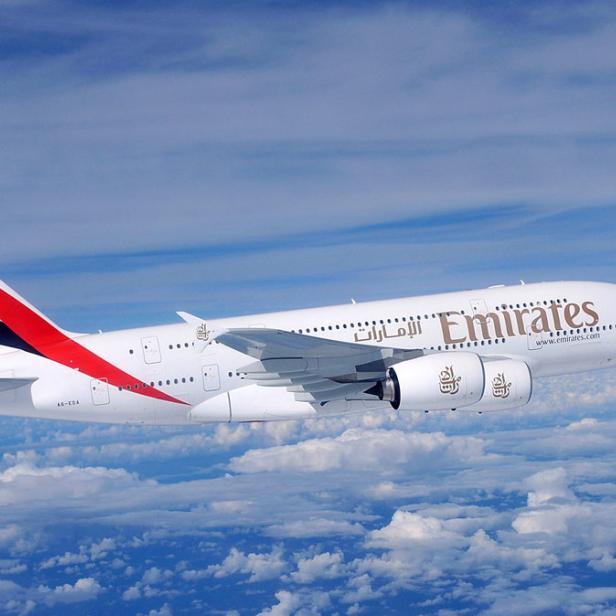 Ein Emirates Airbus A380