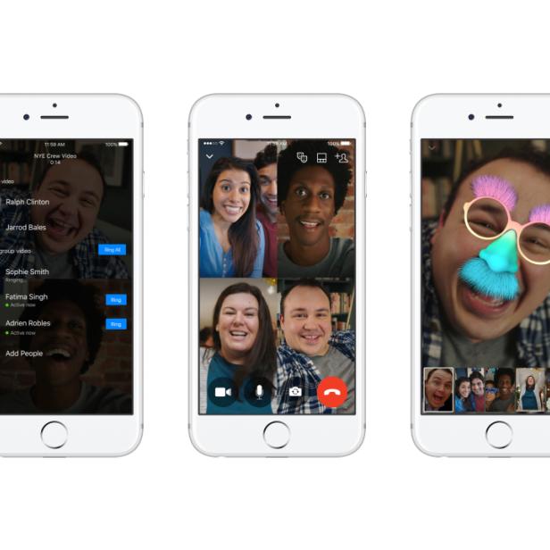 Facebook Messenger beherrscht jetzt Gruppen-Video-Chats