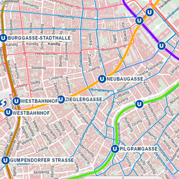 Der Stadtplan sieht im ersten Moment brauchbar aus - ist aber aufgrund des vielen Ruckelns kaum bedienbar.