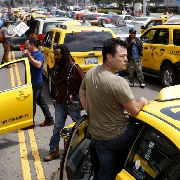 Auch in San Francisco gab es bereits Proteste von Taxifahrern gegen die Fahrtendienst-Konkurrenz