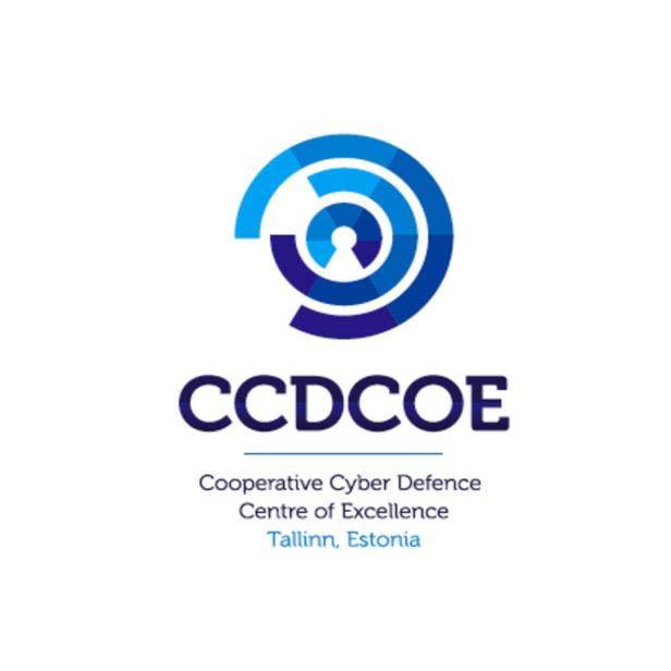Das Logo des Cooperative Cyber Defence Centre of Excellence (CCDCOE) in Tallinn, Estland.