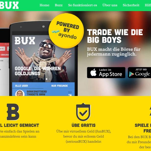 Bux vereinfacht den Aktienhandel für Kleininvestoren