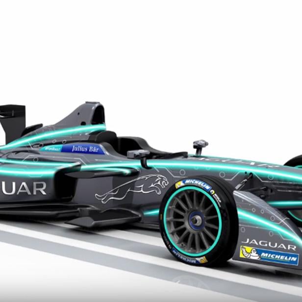 Jaguars elektrischer Formel-E-Rennwagen