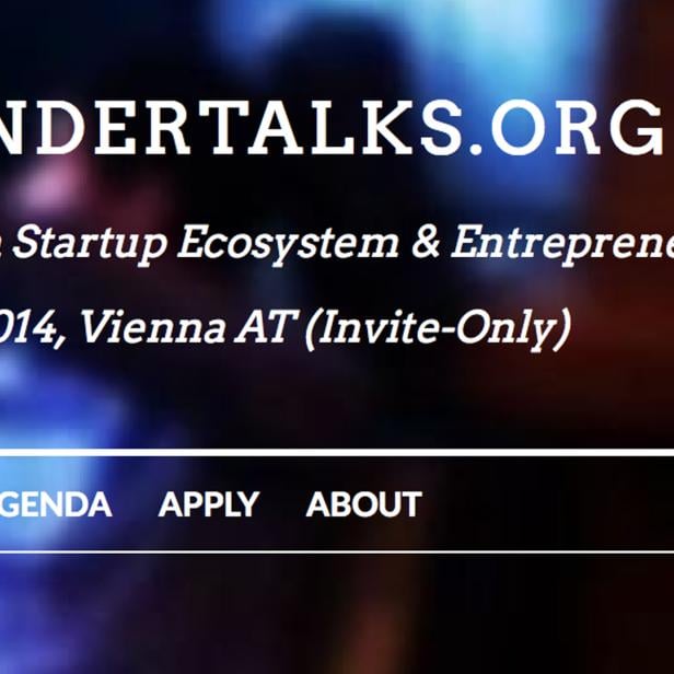 FounderTalks findet am 29. Mai in Wien statt.