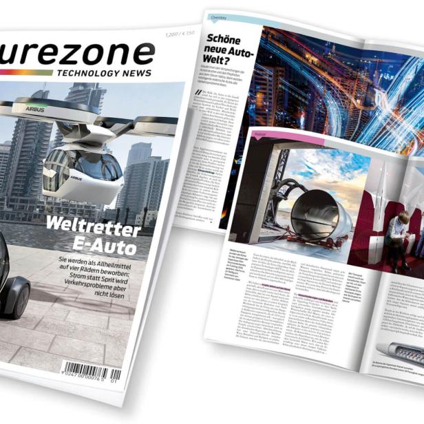 Die erste Ausgabe des futurezone Magazins ist ab dem 6. April österreichweit erhältlich