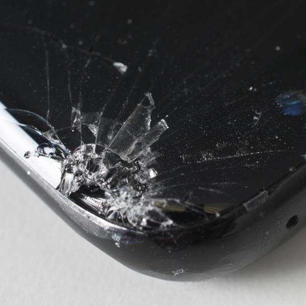 Die Schäden am Samsung Galaxy S8 nach dem Falltest