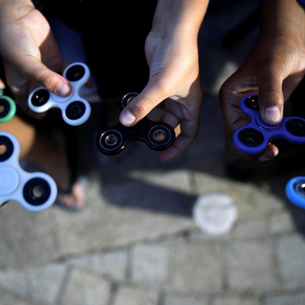 Fidget Spinners in ihrer populärsten Form