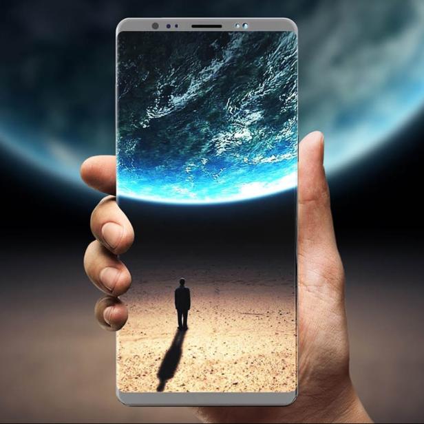 Das Smartphone KIICAA S8 des chinesischen Unternehmens Leagoo sieht dem Samsung Galaxy S8 zum Verwechseln ähnlich