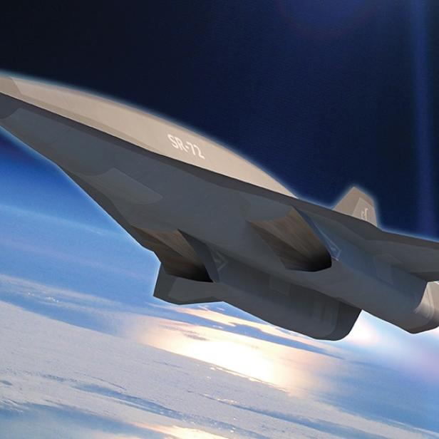 Die SR-72 ist ein Konzept von Lockheed Martin für eine Hyperschall-Drohne. Durch ein neues Material könnten Hyperschallflugzeuge sicher genug für menschliche Piloten und Passagiere werden