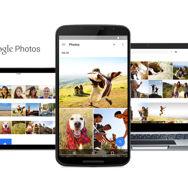 Google Photos wird als App und Web Service angeboten