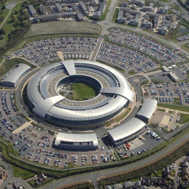 Britain&#039;s Government Communications Headquarters (GCHQ) in Cheltenham is seen in this undated handout aerial photograph released in London on October 18, 2010. Terrorism and cyber attacks are expected to take precedence over nuclear proliferation and the breakdown of weak states when the government reveals its strategy for national security on Monday. The government hopes the National Security Strategy will help to convince critics that a broad military review due out on Tuesday is based on strategic thinking, not just on the need to save money. REUTERS/Crown Copyright/Handout (BRITAIN - Tags: MILITARY POLITICS) NO COMMERCIAL OR BOOK SALES. FOR EDITORIAL USE ONLY. NOT FOR SALE FOR MARKETING OR ADVERTISING CAMPAIGNS. NO THIRD PARTY SALES. NOT FOR USE BY REUTERS THIRD PARTY DISTRIBUTORS. THIS IMAGE HAS BEEN SUPPLIED BY A THIRD PARTY. IT IS DISTRIBUTED, EXACTLY AS RECEIVED BY REUTERS, AS A SERVICE TO CLIENTS. NO COMMERCIAL USE