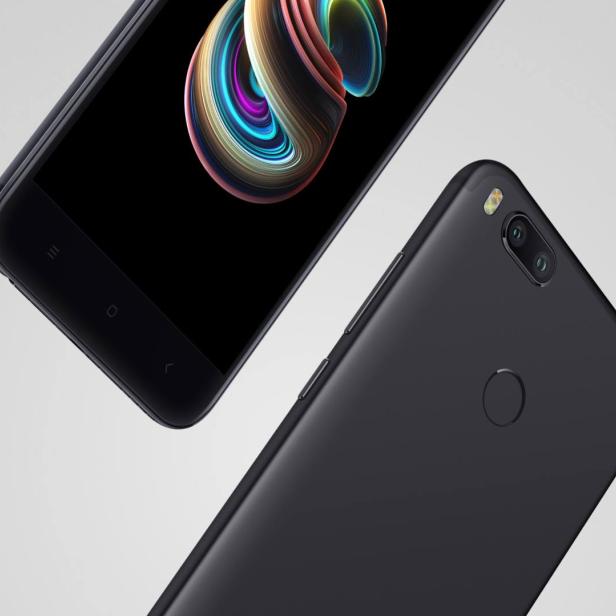 Das Xiaomi Mi A1 in Schwarz.