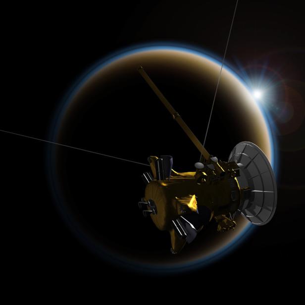 Cassini: Illustration der NASA