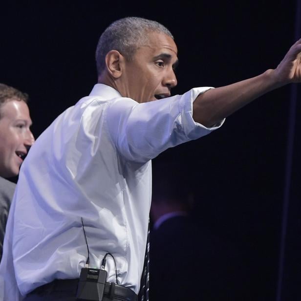 Barack Obama und Facebook-CEO Mark Zuckerberg