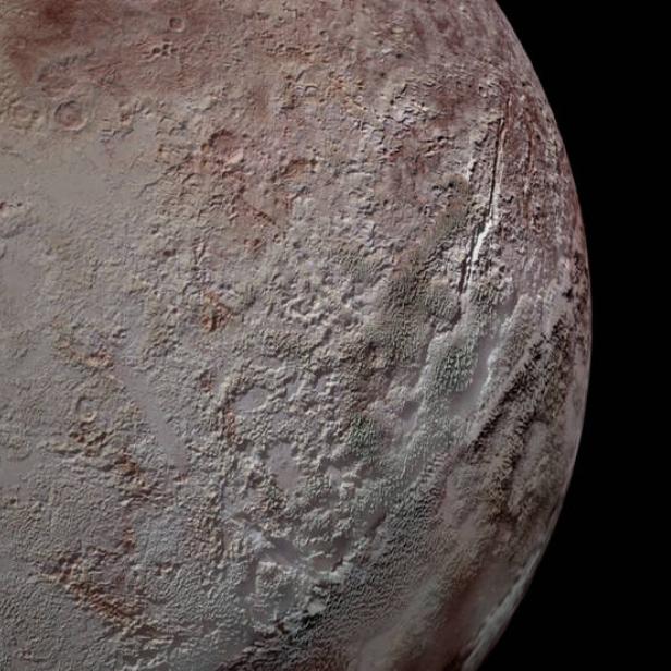 Die Eisstrukturen auf Pluto