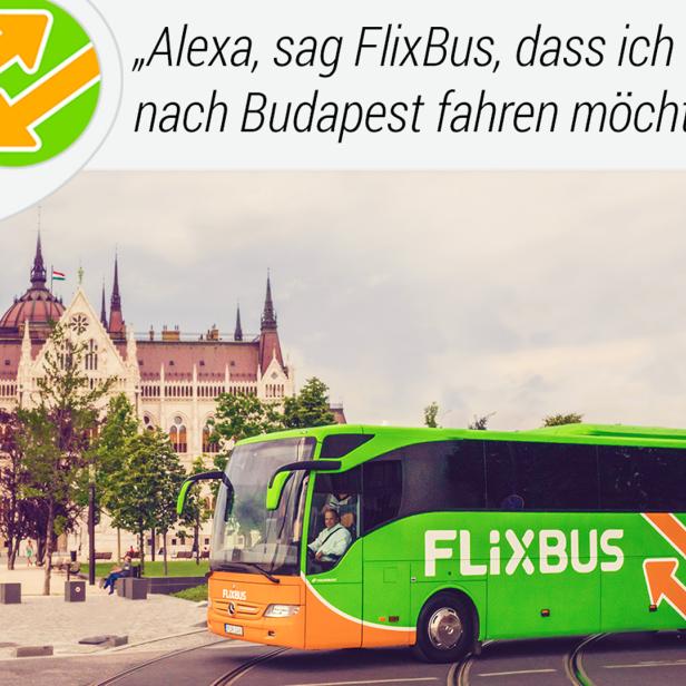 Amazon Alexa kann nun nach FlixBus-Reiseinformationen gefragt werden