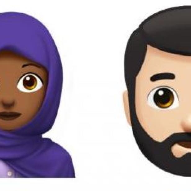 Das sind zwei der rund 70 neuen Emojis bei iOS 11.1