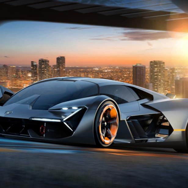 Die Lamborghini E-Sportwagen-Studie Terzo Millennio