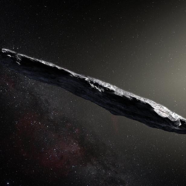 Oumuamua (Künstlerabbildung)