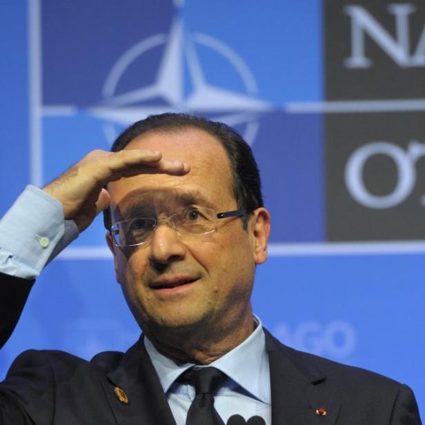 François Hollande bei einer NATO-Veranstaltung.