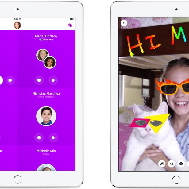 Facebook bringt die neue App Messenger Kids für sechs- bis zwölfjährige Kinder heraus