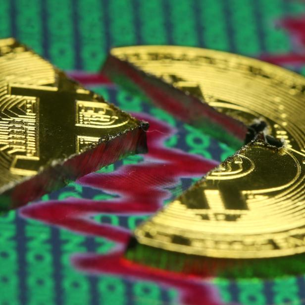 Mit Bitcoin geht es aktuell bergab