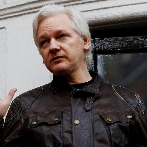 Julian Assange in London