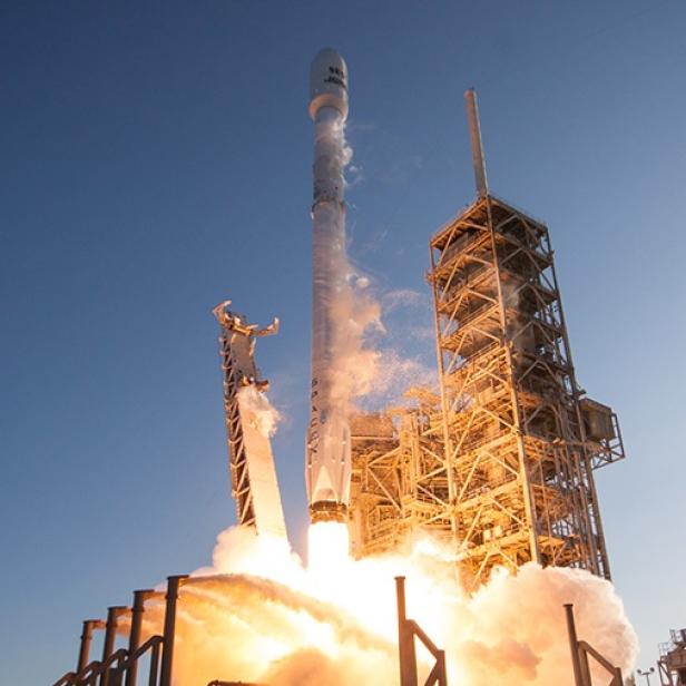 Die Falcon-Rakete von SpaceX soll bald Astronauten ins All bringen