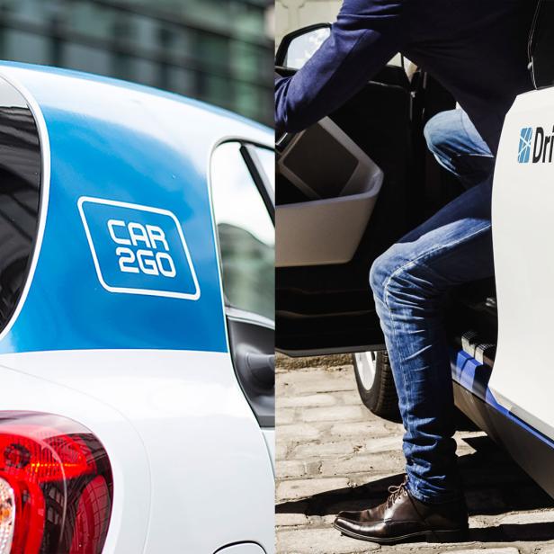 Car2Go und DriveNow könnten gemeinsam einen Carsharing-Giganten bilden